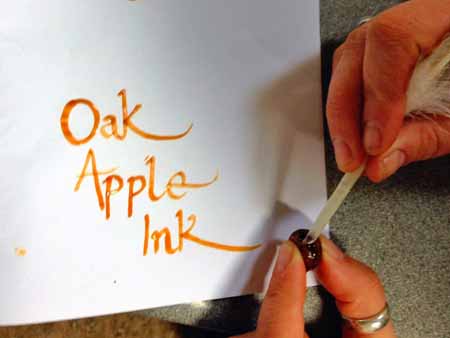 How to make oak apple ink